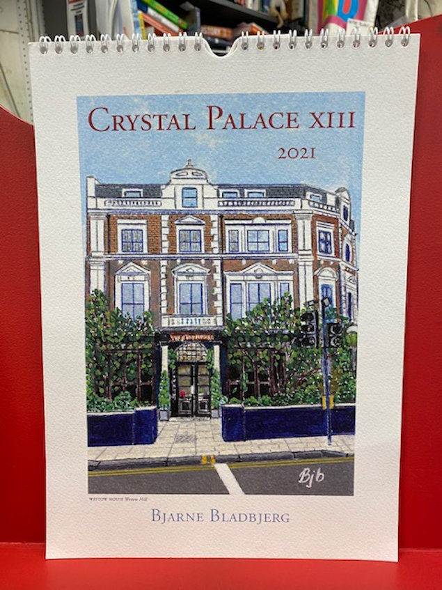 Crystal Palace Calendar 2021 Bjarne Bladbjerg paperback // Bookseller
