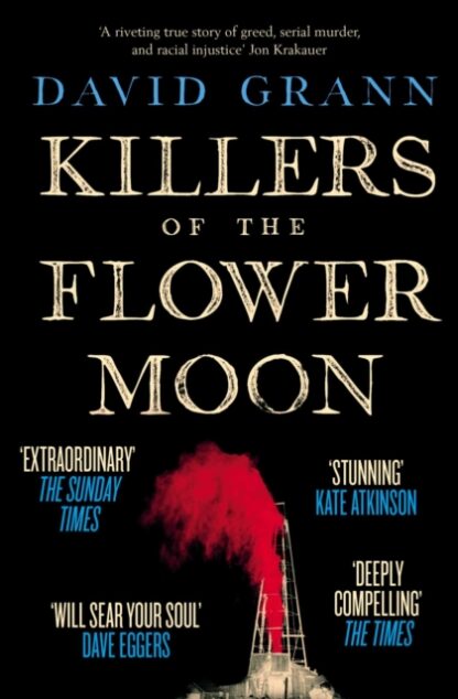 Book cover for Killers of the Flower Moon.